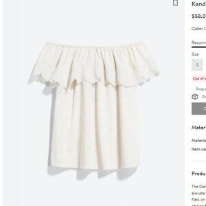 Daniel Rainn - Kandra Scalloped Off the Shoulder Knit Top